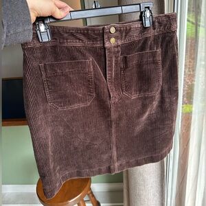 LOFT Corduroy Mini Skirt